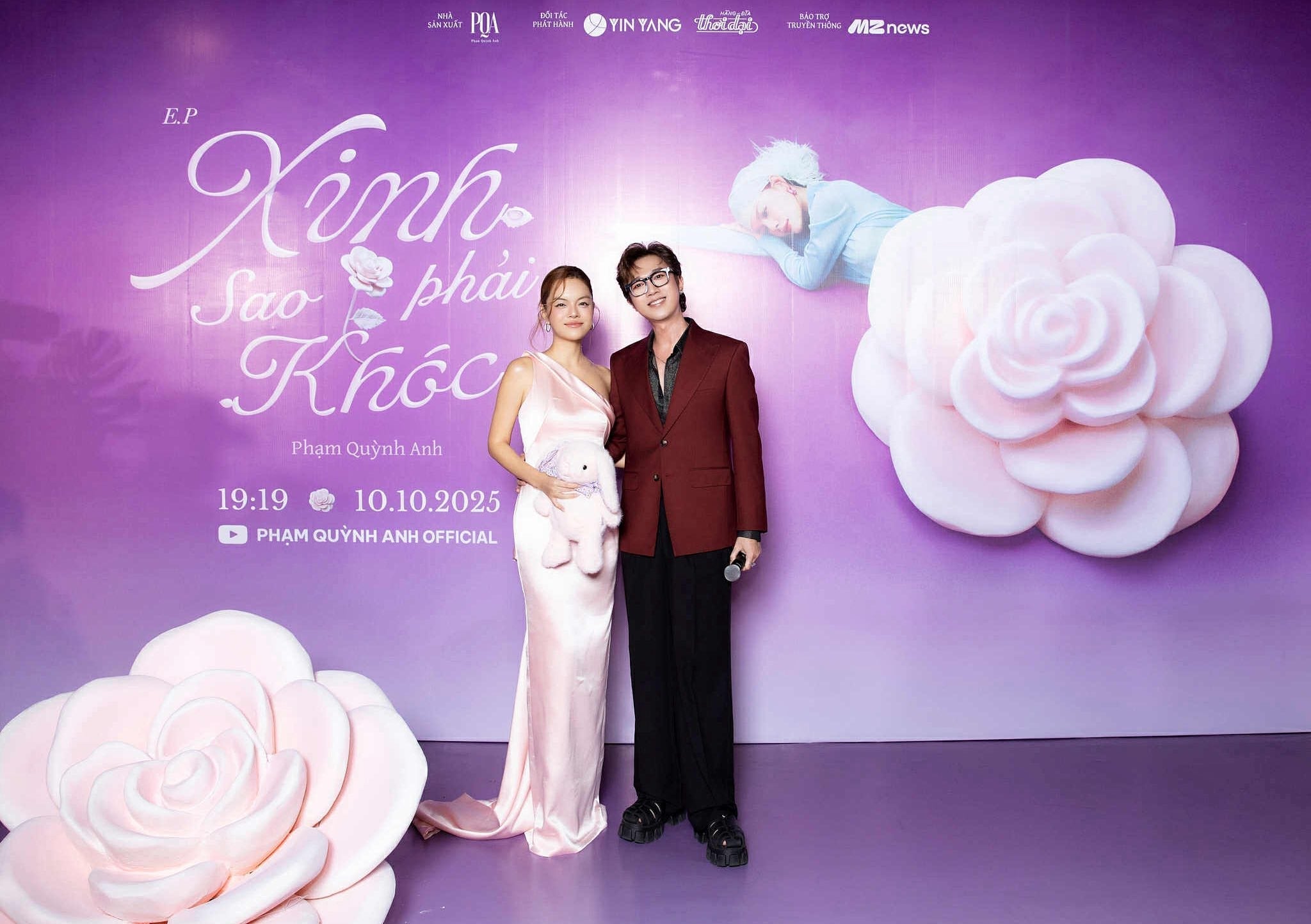 Minh Xù - Phạm Quỳnh Anh Họp Báo Ra Mắt MV Mới: Xinh Sao Phải Khóc